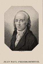 Bollinger, Friedrich Wilhelm - Portrait of the writer Jean Paul (1763-1825)