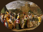 Domenichino - Timoclea before Alexander the Great