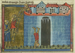 Montbaston, Richard de - The Siege of Antioch. (From Li rommans de Godefroy de Buillon et de Salehadin)