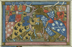 Montbaston, Richard de - The siege of Damascus in July 1148 (From Li rommans de Godefroy de Buillon et de Salehadin)