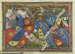 Montbaston, Richard de - The siege of Jerusalem by Saladin, 1187 (From Li rommans de Godefroy de Buillon et de Salehadin)