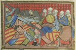 Montbaston, Richard de - The siege of Jerusalem, 1229 (From Li rommans de Godefroy de Buillon et de Salehadin)