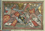 Montbaston, Richard de - The Battle of Yibneh in 1123 (From Li rommans de Godefroy de Buillon et de Salehadin)