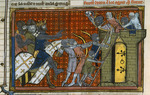 Montbaston, Richard de - The Siege of Artah in 1097 (From Li rommans de Godefroy de Buillon et de Salehadin)