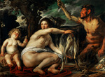 Jordaens, Jacob - The Childhood of Zeus (Infant Zeus Fed by the Goat Amalthea)
