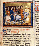 Anonymous - Amazons. From Histoire ancienne jusqu'à César by Wauchier de Denain