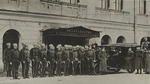 Anonymous - Revolutionary soldiers guarding the Petrograd State Bank 