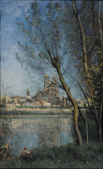 Corot, Jean-Baptiste Camille - Mantes (le matin) 
