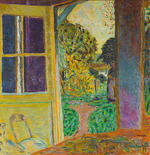 Bonnard, Pierre - Door Open onto the Garden (La Porte ouverte sur le jardin)