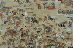 Sharav, Balduugiin Marzan - Airag Feast. Detail from One Day in Mongolia, Summer