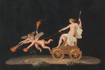 Maestri, Michelangelo - Union d'Amore (Venus on a carriage, drawn by putti)