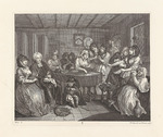 Hogarth, William - A Harlot's Progress. Plate 6: Moll's wake