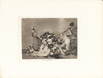 Goya, Francisco, de - Los Desastres de la Guerra (The Disasters of War), Plate 5: Y son fieràs (And are like wild beasts)