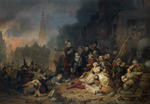 Braekeleer, Ferdinand de, the Elder - The Spanish Fury at Antwerp