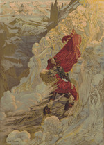 Schwabe, Carlos - Premiere Poster for the opera Fervaal by Vincent d'Indy in the Théâtre de l'Opéra-Comique, Paris