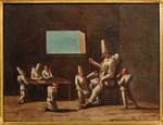 Anonymous - Scene of the education of Pulcinella