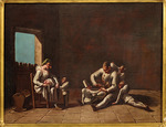 Anonymous - Scene of the education of Pulcinella