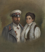 Weinert, Artur - Portrait of Tsar Ferdinand I of Bulgaria (1861-1948) and his second wife Eleonore Reuss of Köstritz (1860-1917) 