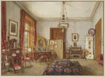 Alt, Franz - Writing room in the Palais of Archduke Karl Ludwig of Austria in Vienna