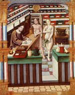 Anonymous - Christ writing a recipe