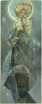 Mucha, Alfons Marie - La Lune