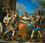 Guercino - Hersilia Separating Romulus and Tatius