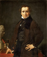 Ingres, Jean Auguste Dominique - Portrait of the sculptor Lorenzo Bartolini (1777-1850)