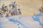 Fjaestad, Gustaf - Snowy landscape 