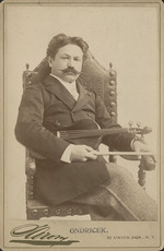 Sarony, Napoleon - Portrait of the violinist and composer Frantisek Ondricek (1857-1922)