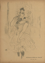 Toulouse-Lautrec, Henri, de - Anna Held dans Toutes ces Dames au Théâtre
