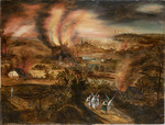 Momper, Joos de, the Younger - Lot and his daughters fleeing Sodom and Gomorrah