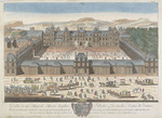Aveline, Antoine - View of the Palace of Fontainebleau