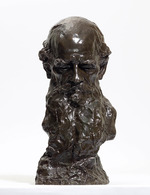 Aronson, Naum Lvovich - Portrait of the author Count Lev Nikolayevich Tolstoy (1828-1910)