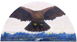 Giacometti, Giovanni - Eagle with Engadine landscape