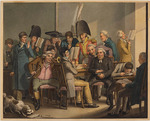Opiz, Georg Emanuel - Gentlemen's Circle in the Reading Room. Scenes of life during the Biedermeier period