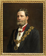 Mayerhofer, Adolf - Portrait of Karl Lueger (1844-1910), Mayor of Vienna