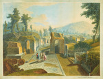 Smuglewicz, Franciszek - View of the northwest corner of Pompeii with Porta Ercolano