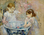 Morisot, Berthe - Enfants à la vasque
