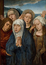 Memling, Hans - The Mourning Virgin with Saint John and the Pious Women from Galilee