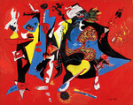 Pollock, Jackson - Red and Blue