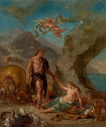 Delacroix, Eugène - Four Seasons, Autumn: Bacchus and Ariadne