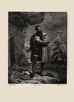 Desenne, Alexandre-Joseph - Luís de Camões in the cave of Macau