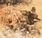 Leeke, Ferdinand - Tannhäuser and Venus in the Venusberg