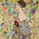Klimt, Gustav - Dame mit Fächer (Lady with a Fan) 