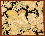 Mucha, Alfons Marie - Woman among flowers (printed fabric)