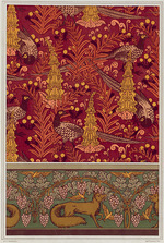 Verneuil, Maurice Pillard - Pheasants, ferns and dandelion. Foxes, birds and vine