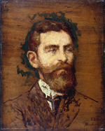 Monticelli, Adolphe-Thomas-Joseph - Portrait of the painter Félix-Francois Ziem (1821-1911)
