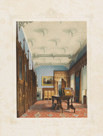 Graeb, Carl - Interior view of the library in Babelsberg Palace, Potsdam
