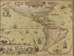 Hondius, Jodocus - America. From the Mercator Hondius Map