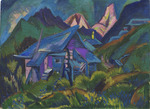 Kirchner, Ernst Ludwig - Alpine Huts and the Corn da Tinizong